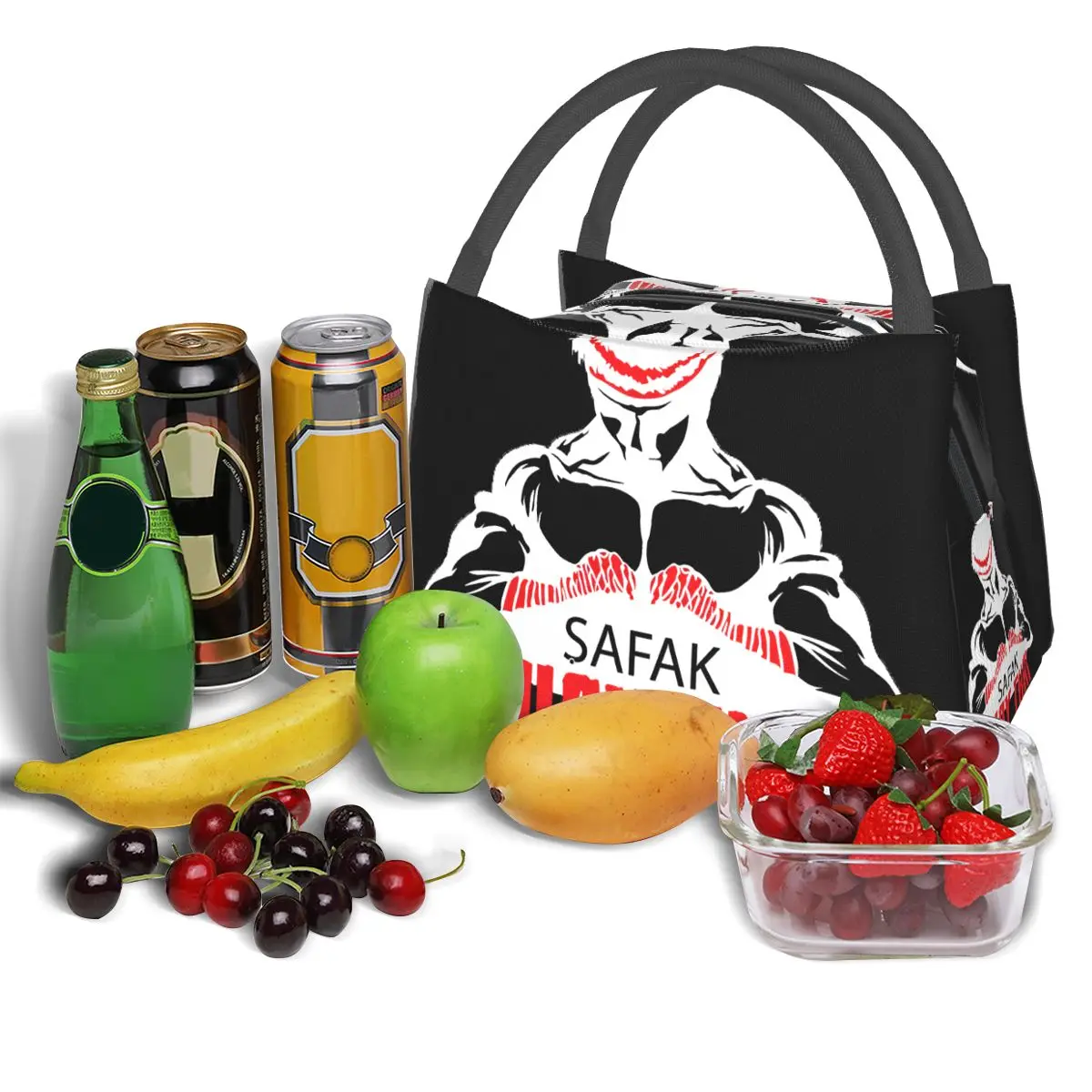 Muay Thai Logo Portable insulation bag for Cooler Thermal Food Office Pinic Container