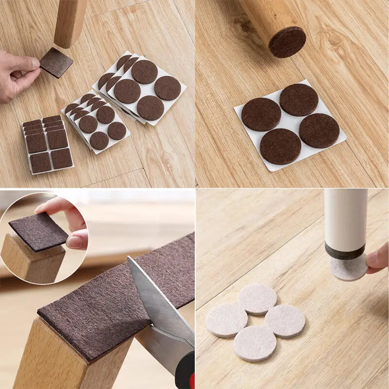 Felt Furniture Pads: Self-Adhesive Floor Protectors