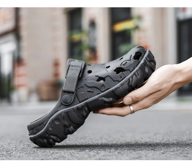 Men's EVA Clogs - Lightweight Beach & Work Sandals, Size 47_voghion.com