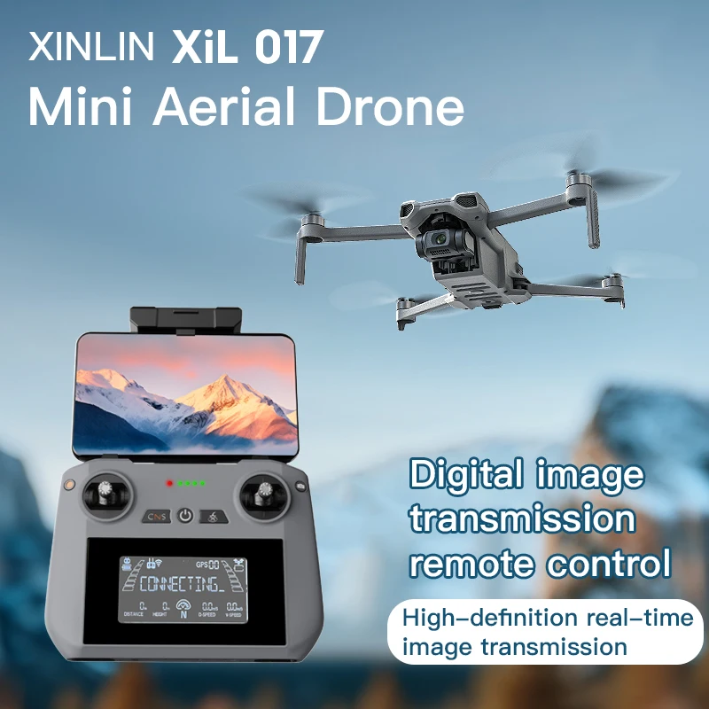 XINLIN XiL 017 드론 5G WIFI 4K HD 카메라 3축 짐벌 249g 초경량 디자인 브러시리스 EIS 전자식 RC 쿼드콥터 장난감 선물
