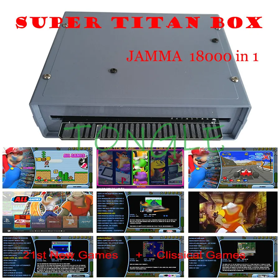 

New Super Jamma Arcade Board 11884 in 1 upgrade to 18000+ Multi Games PCB Titan Box HDMI for Retro Fighting Game Cabinet Machine