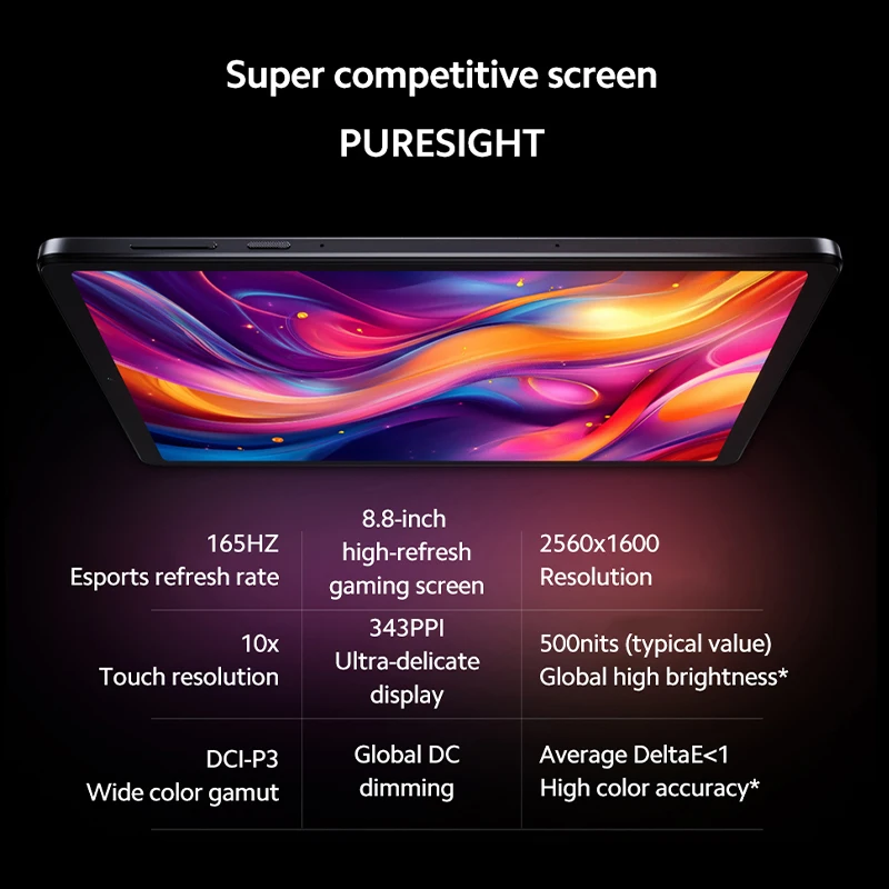 Lenovo LEGION Y700 2025 Tablet Snapdragon 8 Gen 3 Octa Core 8.8