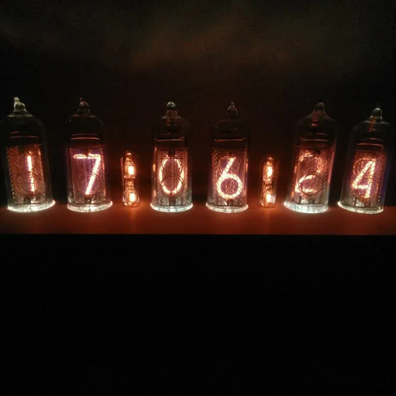 HOT-DIY In14 In4 Nixie Tube Clock Digital LED Clock Gift Circuit Board Kit PCBA No Tubes pcb board