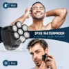 Sejoy Electric Head Shaver for Bald Men 7D Floating Head Hair Trimmer Rechargeable 6 In 1 Waterproof Wet Dry Beard Razor 2