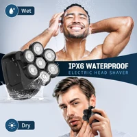 Sejoy Electric Head Shaver for Bald Men 7D Magnetic Razor Hair Trimmer USB Rechargeable LED Display Waterproof Beard Shavers 2