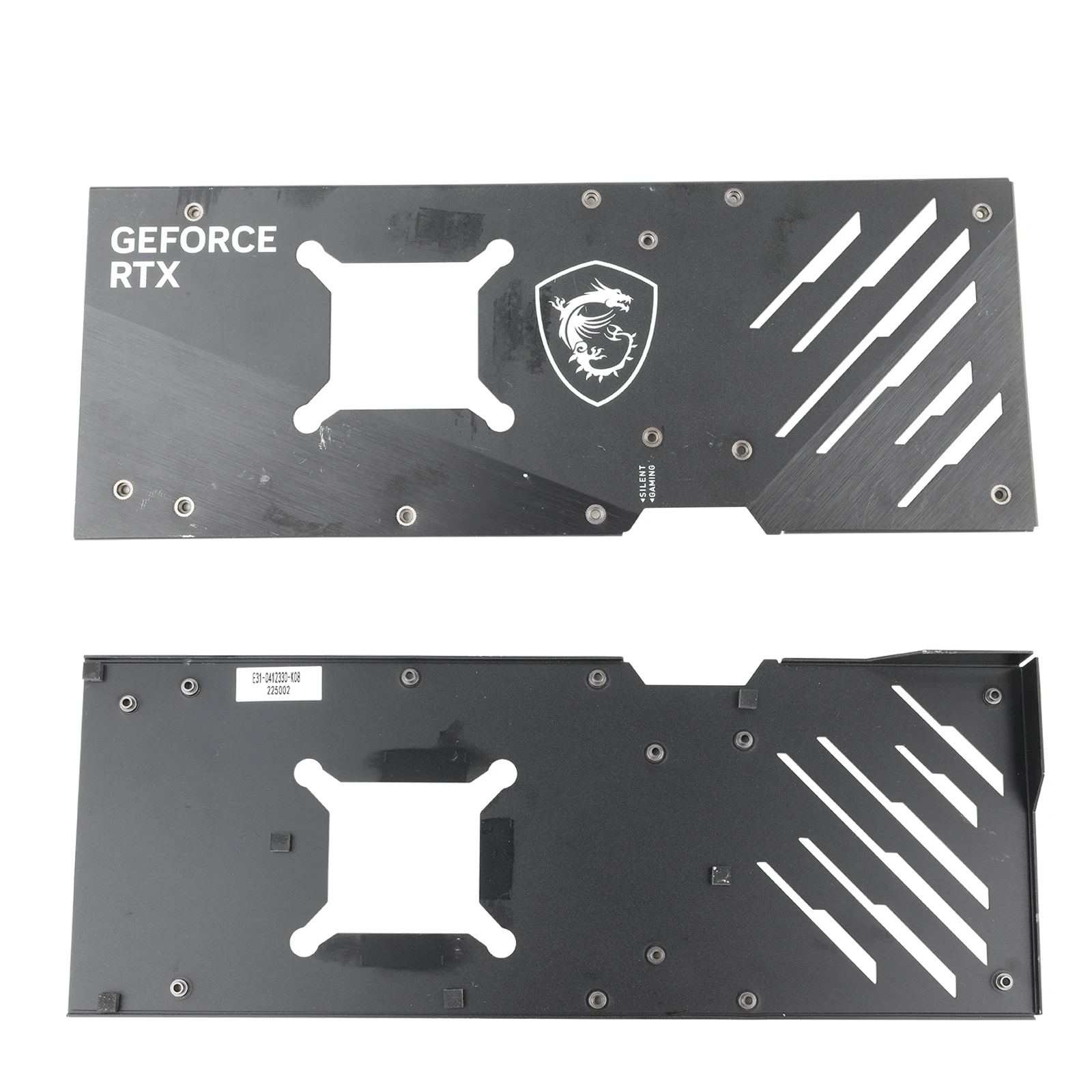 Substitua o Dissipador de Calor Original para Msi Geforce Rtx 4070 ti Gaming x Trio Radiador de Placa Gráfica Branca com Placa Traseira 12g - Imagem 5