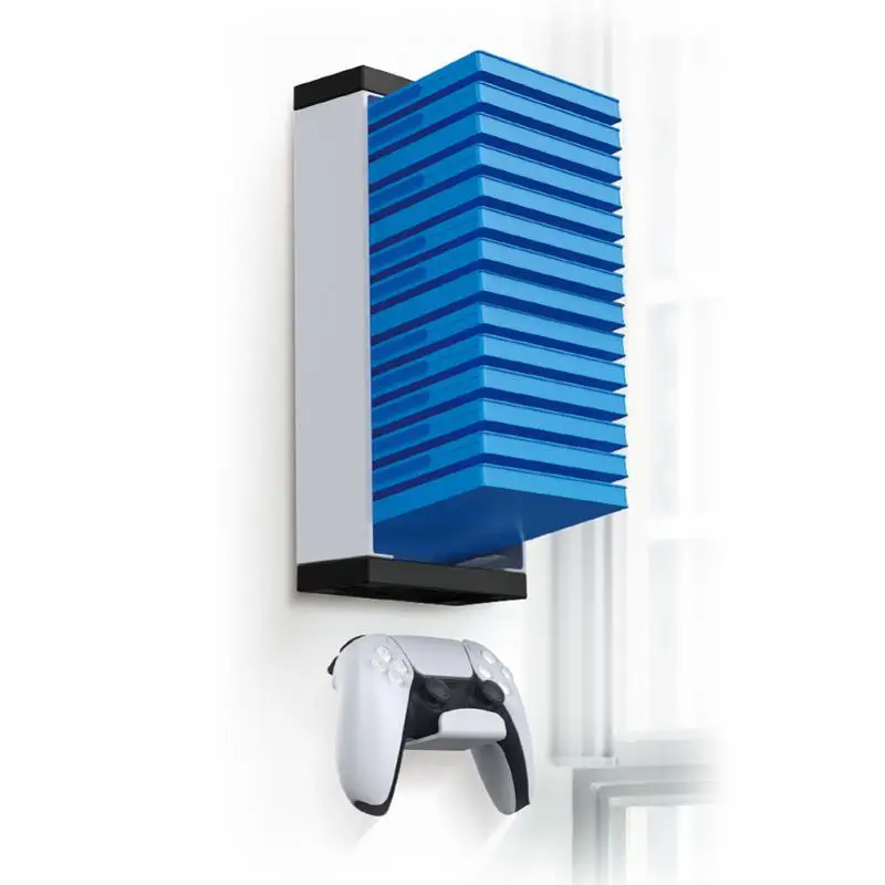 Universal Controller Stand With Headphone Hanger Remote Control Game Discs Storage Rack Mount Holder For PS5/PS4/XBOX/NS Switch |