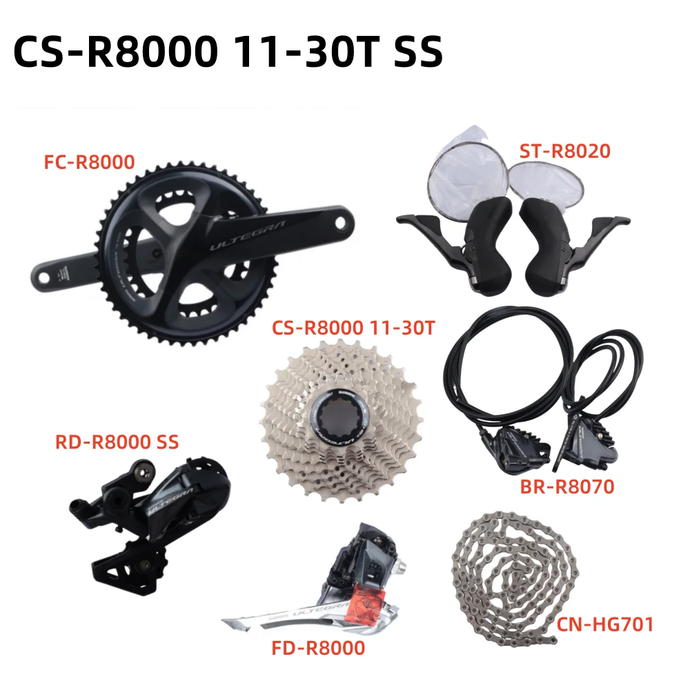 SHIMANO Ultegra R8020 R8070 Groupset 2x11 Speed Hydraulic Disc