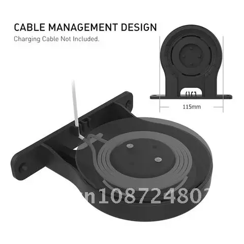 

Smart Speaker Wall Mount Hanger Built-in Cable Management Space Wall Shelf for Google Nest WiFi Wireless Router/Google Home Mini