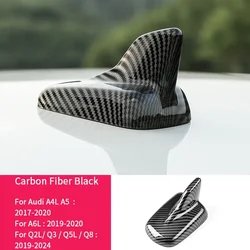Exterior Shark Fin Antenna Cover Protective Cap (Carbon Grain Black)