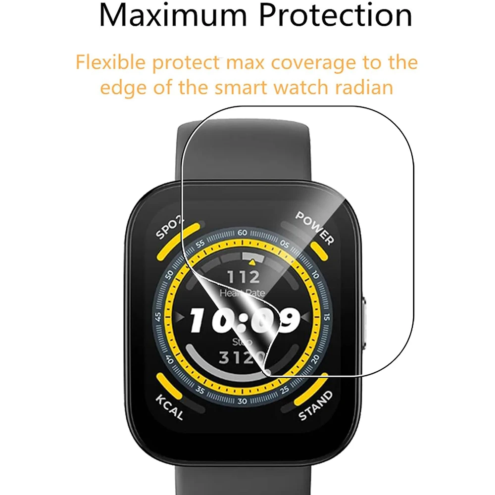 Huami Amazfit Bip Hydrogel Screen Protector – Full Cover HD High Quality