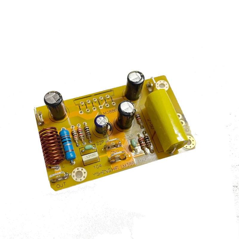 KYYSLB 60W 8 Ohm DC Dual 40V LM3886 Power Amplifier Board Can Be Connected In Parallel Home Audio HIFI Power Amplifier Board sub amp Audio Amplifier Boards