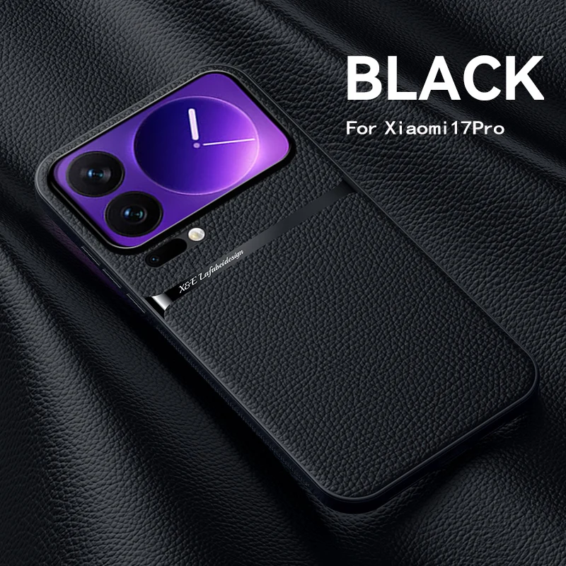 Luxury Shockproof Leather Magnetic Phone Case - Premium Back Cover