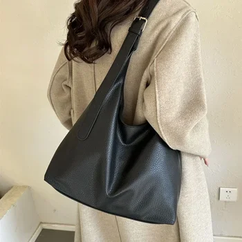 Borsa tote in pelle moda per donna 2024 Trend femminile semplice borsa a tracolla ad alta capacità borse da donna borse a tracolla