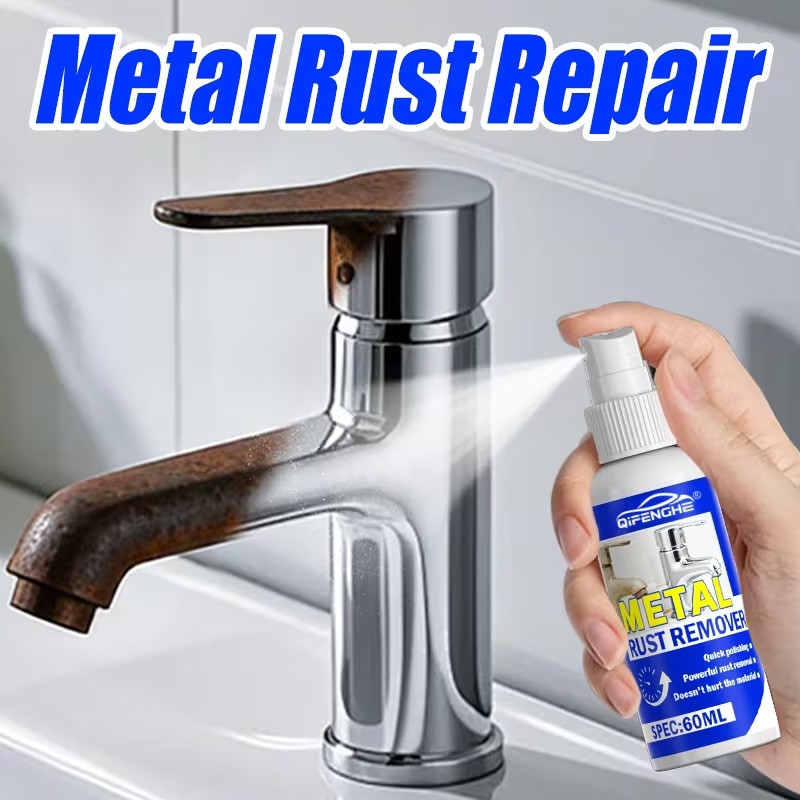 100ml Rust Remover Spray by QIFENGHE - Quickly Removes Rust & Tarnish from Metal