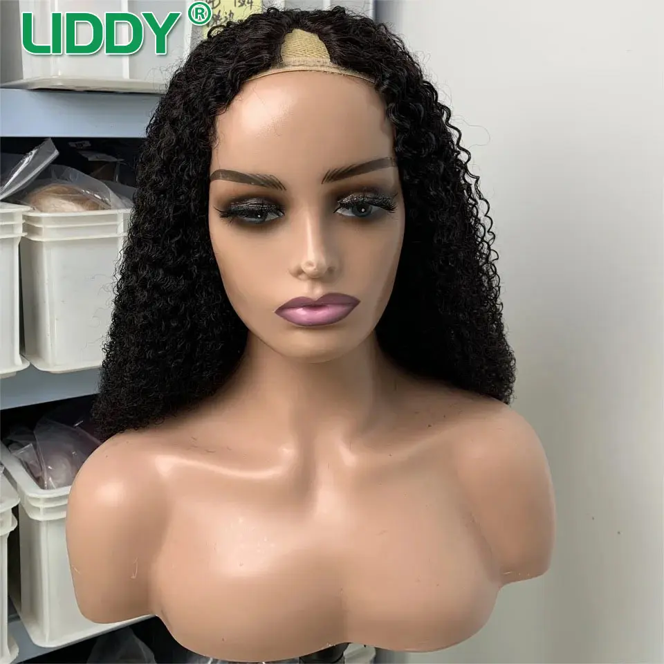 Afro Kinky Curly V Part Wig for Women with afro kinky curly wigs