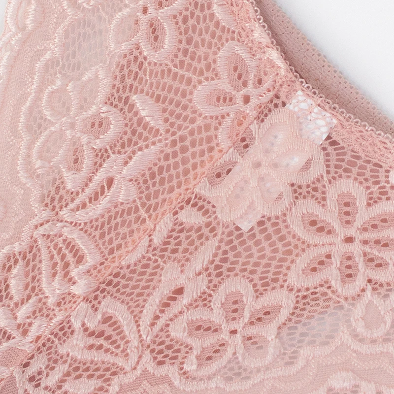 1pcs 2025 New Style Embroidery Floral Panties Low Rise Solid Elegant Lady Briefs Breathable Comfortable Sexy Lingerie Underpants