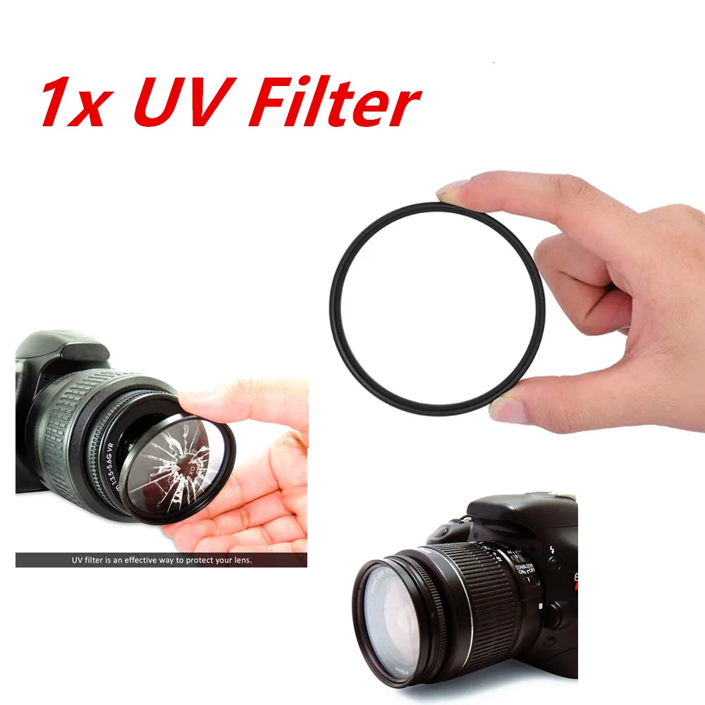 52mm UV Filter Flower Lens Hood for Canon RF 35mm F1.8 IS