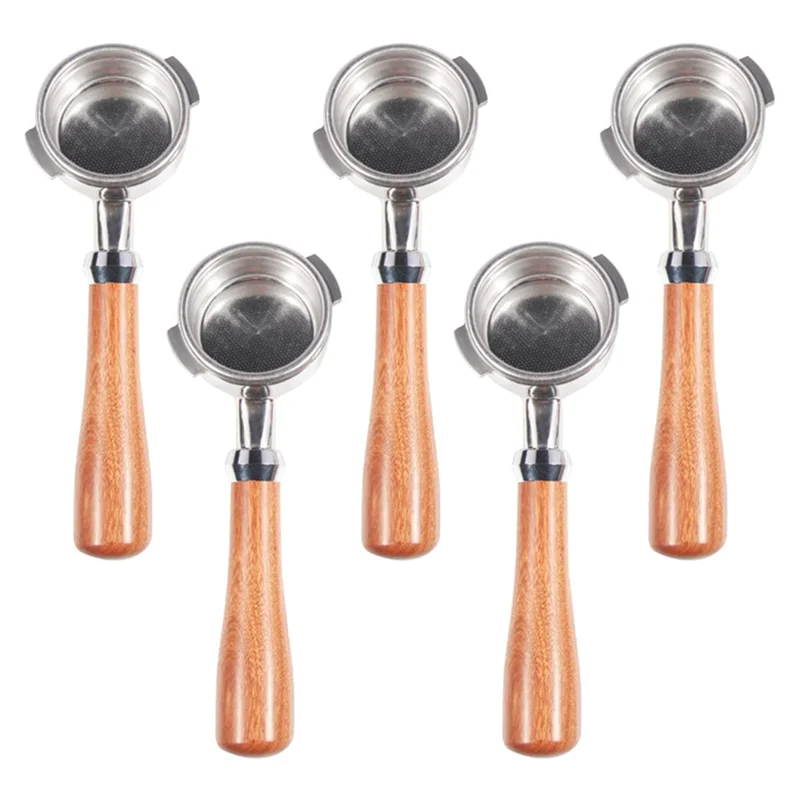

5pcs 58MM Stainless Steel Coffee Machine Bottomless Portafilter for Nuova Coffee Machine Professional Accessory