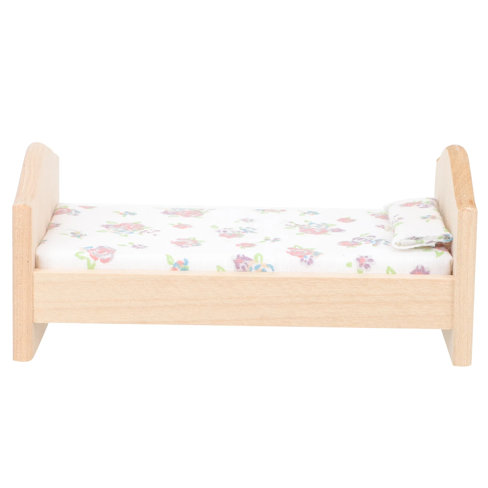 

Decor House Cot Miniature Bed Models Fairy Garden Miniatures Toy for Kids Baby Supplies Toys
