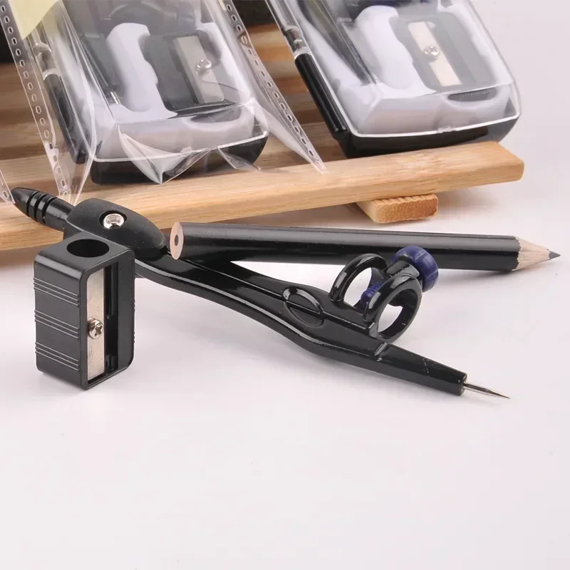 Drawing Compass Portable Metal Compass Set for Student Drawing Tools Pencils and Pencil Sharpeners School Supplies
