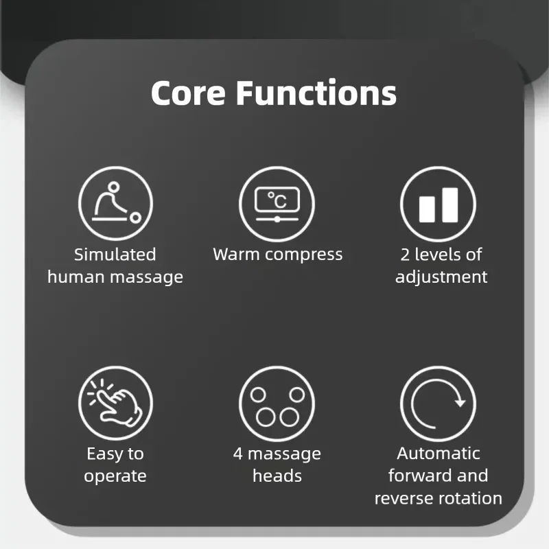 Ergonomic Sleep Pillow with Massage for Relaxation