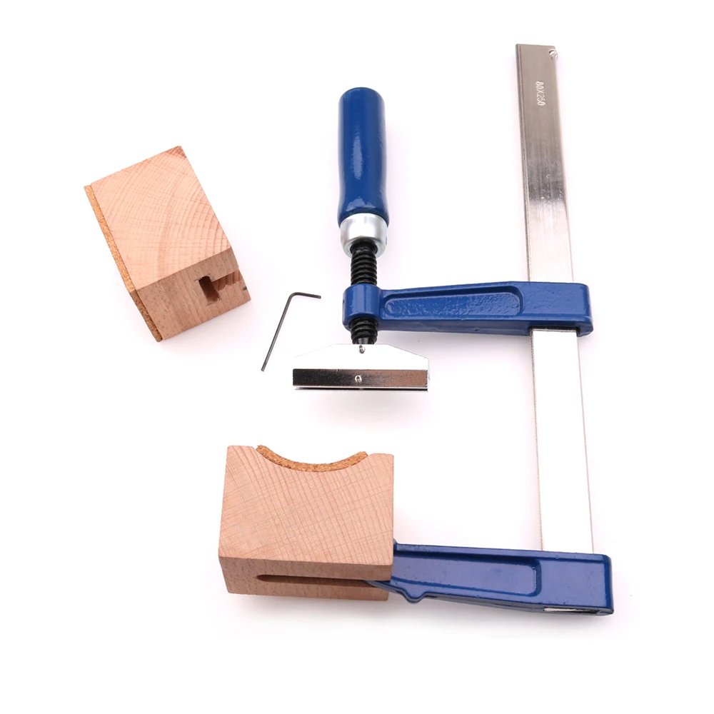 Guitar Bass Fretting Tool Fingerboard Fretboard Fret Press Tool with Wooden Blocks and Mini Wrench Luthier Tools Accessories guitar repair tool