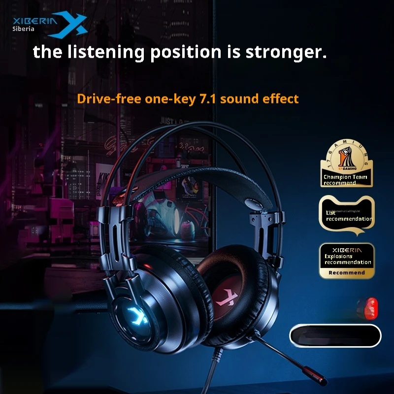 Xiberia K9 ヘッドセット Amazon.co.jp: MyRBT XIBERIA K9 7.1バイブレーション USB/3.5mm