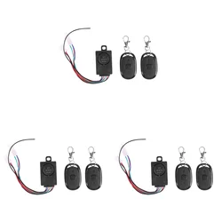 Advanced Anti - Theft E - Bike Alarm System with Remote Control and 125dB Alert (3 Set A)