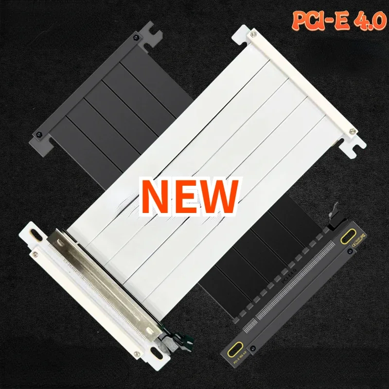 Cabo Riser Pci Express Testado para Gpu Extensor Blindado para Itx a4 K39 K55 g5 Branco Pcie 16x4.0 Rtx 3090 3080 3060 - Imagem 6
