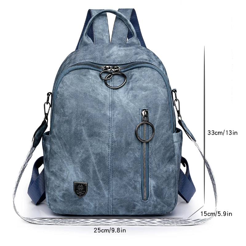 New fashionable women's backpack with adjustable shoulder straps, perfect for commuting, leisure or travel, perfect holiday gift