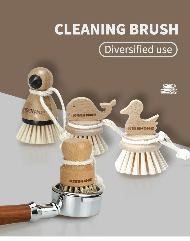 Description Picture 2 of itemCoffee Cleaning Brush Grinder Dusting Protafilter Basket Brush Wood Handle Powder Cleaning Brush Tool Barista Accessories