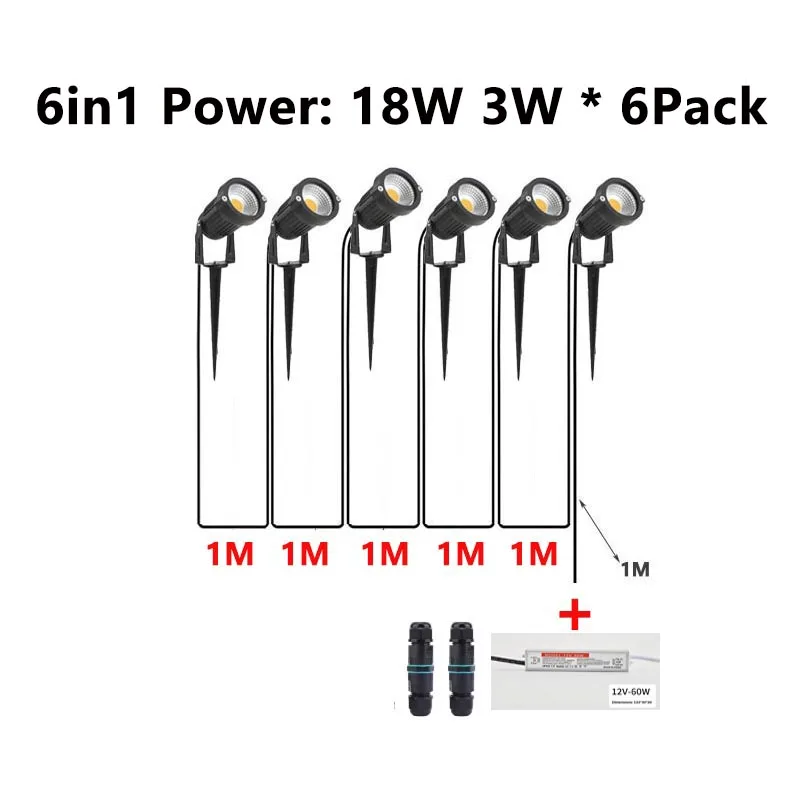 6 in 1 18W