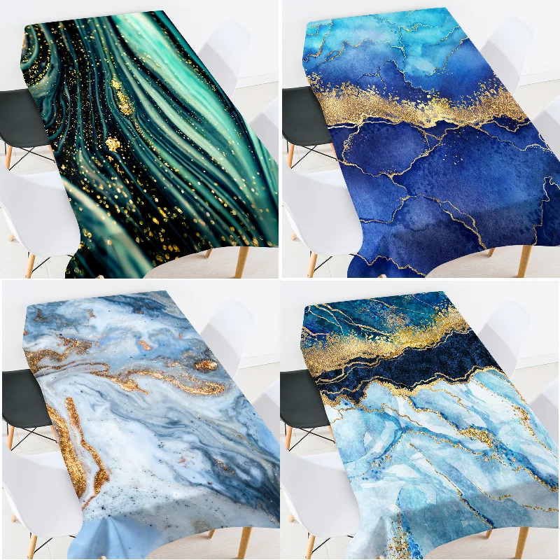 Colored Marble Tablecloth Waterproof Tablecloth Table Cloth Lace Tablecloth Table Cloths for Events Elegant Table Cloths Table