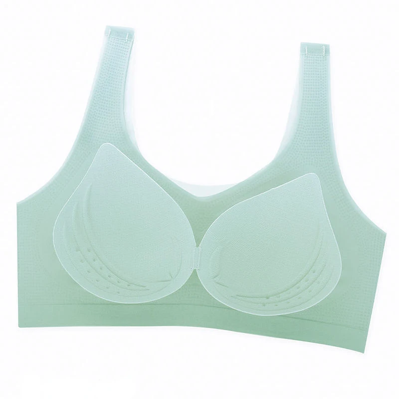 Summer Ultra-thin Ice Silk Seamless Bra Without Steel Ring Anti