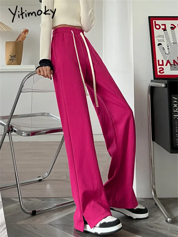 Wiyuqeen Spring Pants for Women Trendy Dressy Straight Leg