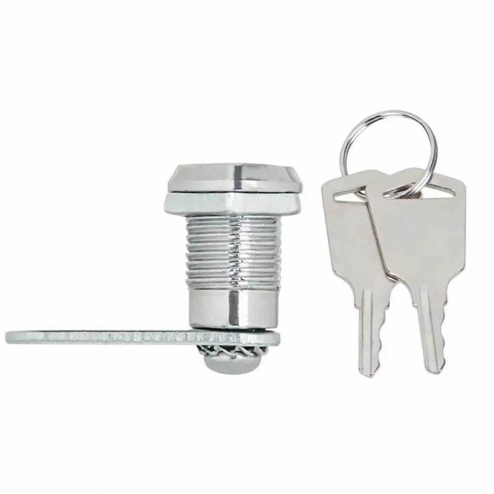 Cam Lock 1PC 12mm Stainless Steel Cam Lock 2 Keys for Drawer MailBox Door