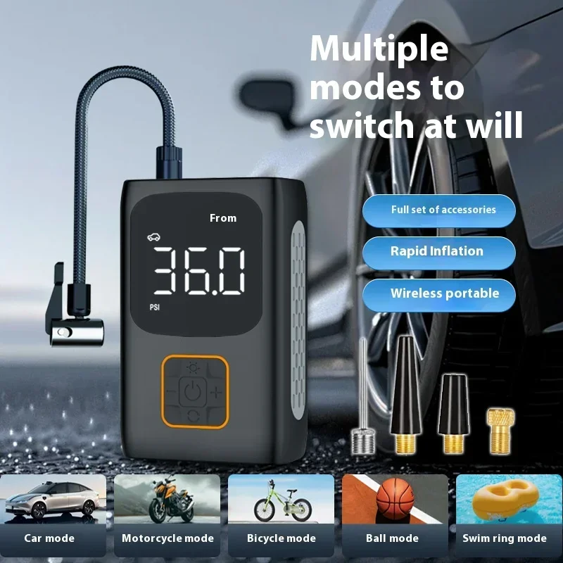 Cordless Car Air Pump intelligent digital display