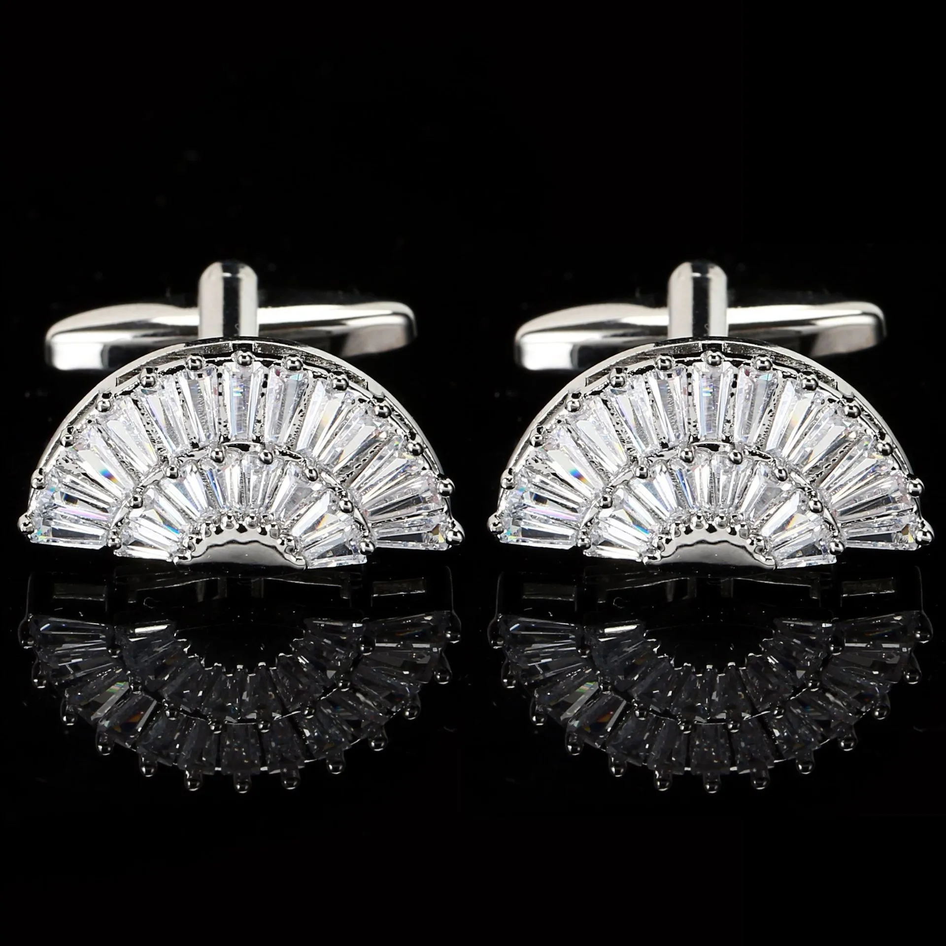 

Новые серебряные запонки с кристаллами, галстук-бабочка, австрийские французские квадратные инкрустированные искусственные роскошные запонки, прямые продажи с фабрики