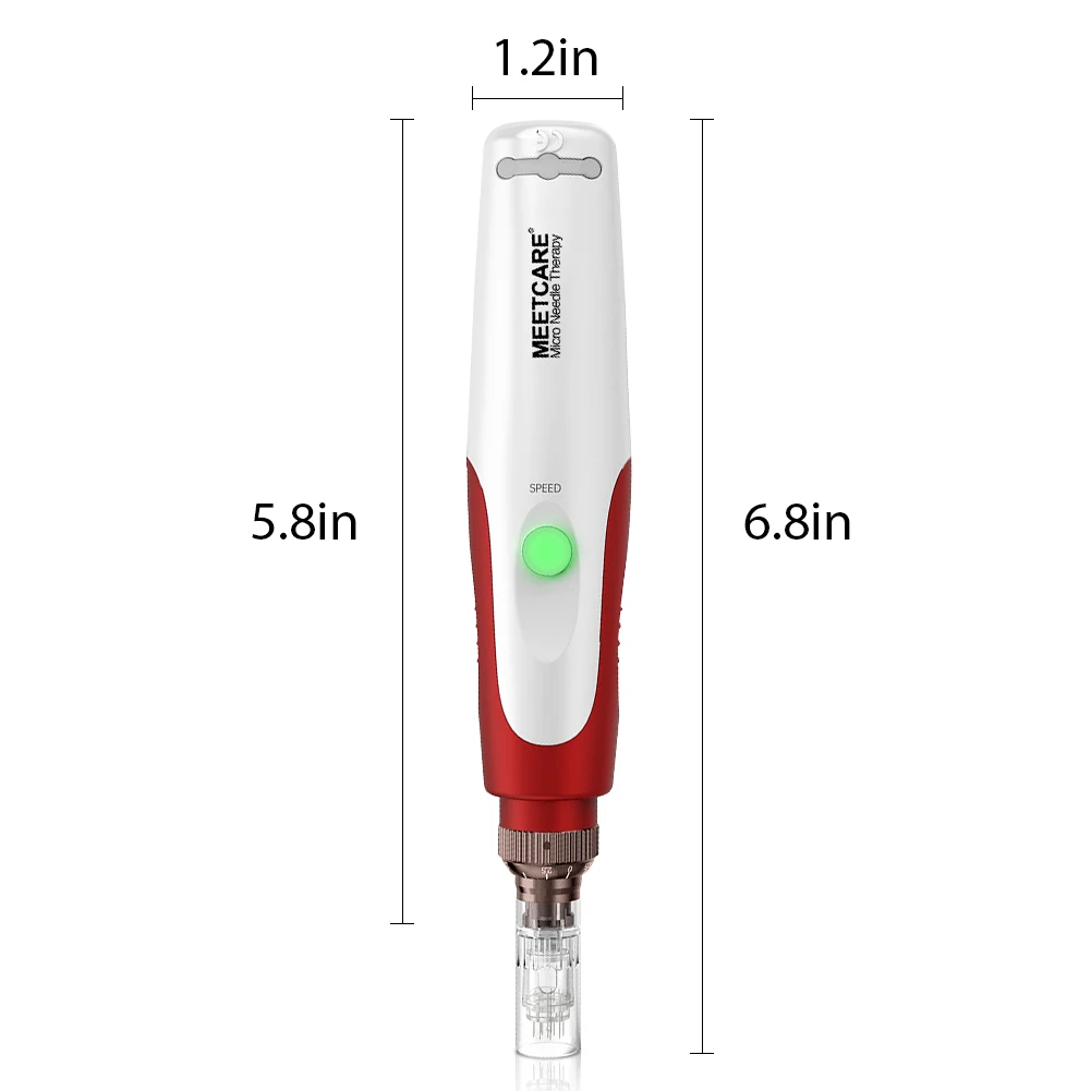 Microneedling Derma Pen Wireless Derma Microneedlinge Pen Automatic Micro Needle Pen for Micro Needle Mixed Therapy Nano BB Cream Luminescence
