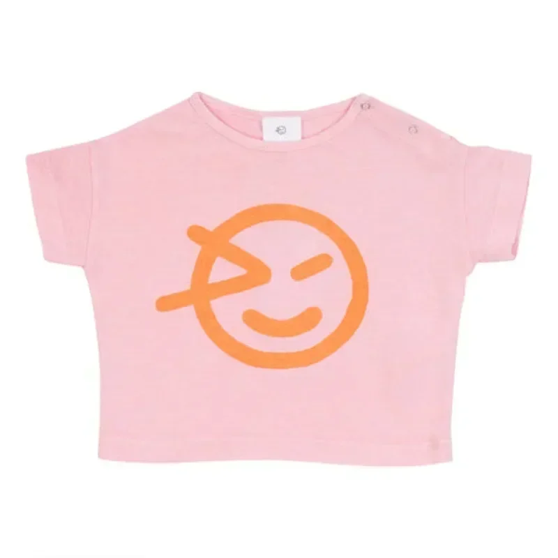 OUYANG&IVAN2024SS Wyn Hot Children's Cotton Top Surprise Design Boys and Girls Short Sleeve T-shirt 1-12Y 2