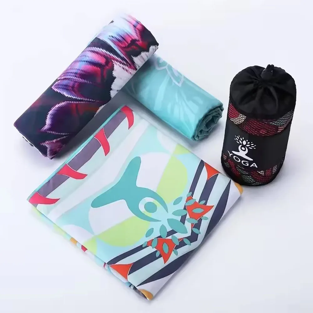 Anti-Slip Printed Yoga and Pilates Towel Mat