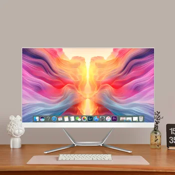 27 Inch All-in-One PC Core I7 16GB RAM 512GB SSD OEM AIO Desktop Computer Monoblock All in One PC With UPS Battery 1