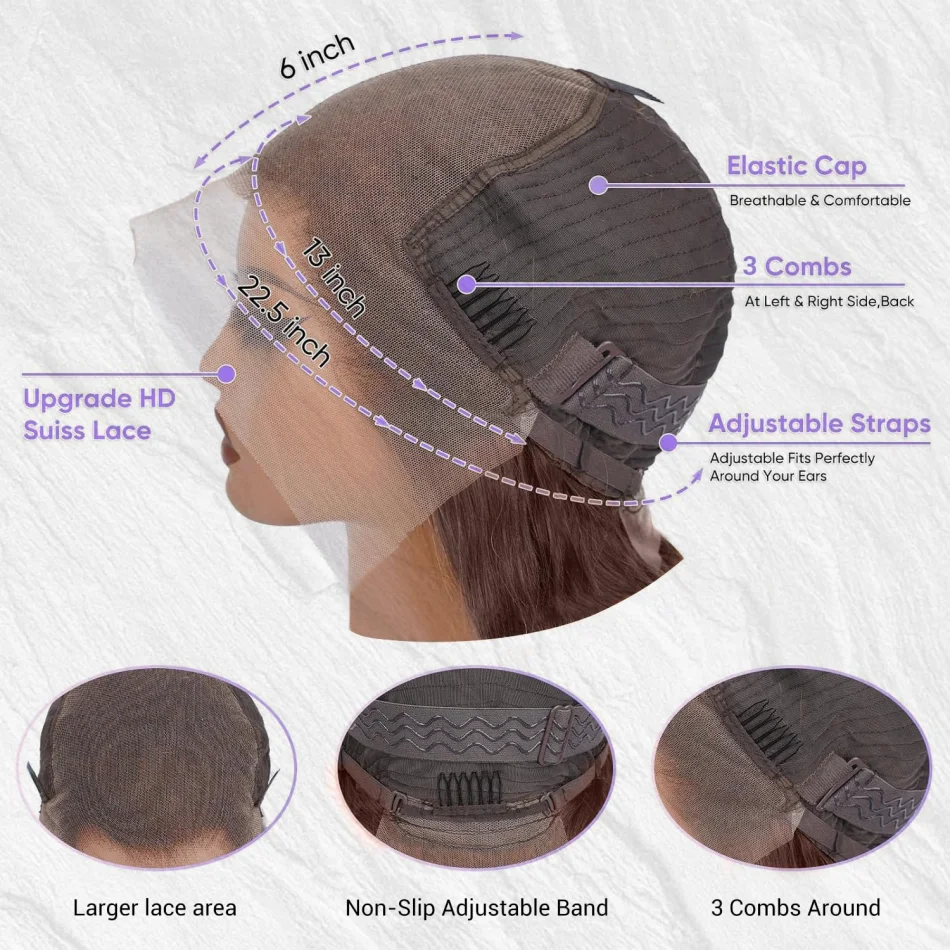 Highlight Wig Human Hair 13X6 Hd Lace Frontal Wig P1B30 Brazilian Body Wave Human Hair Wigs 427 Honey Blonde Colored 30 38 Inch