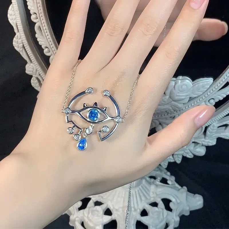 

Женское ожерелье с подвеской «глаз Хора» из циркония