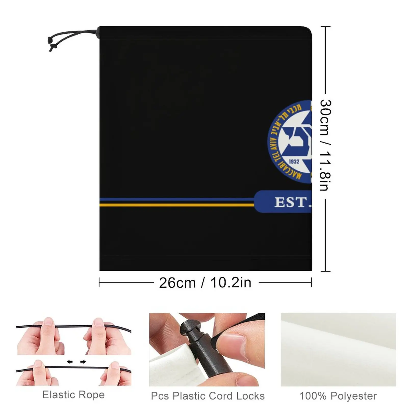 Maccabi Tel Aviv FC Face Mask Seamless Turban Headwear Neck Warm Outdoor Multifunctional