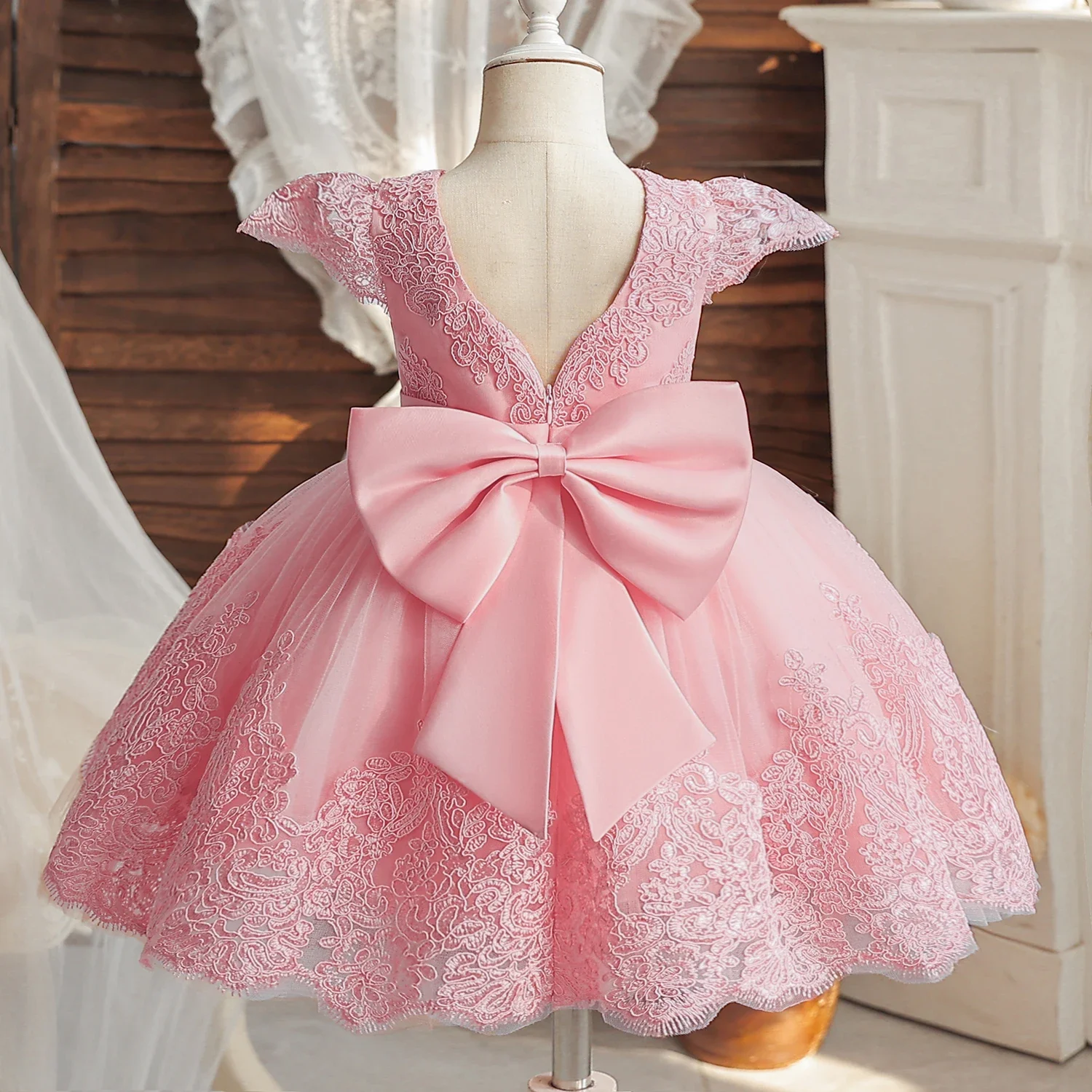 Baby Girls Dress Party Birthday Wedding Vestidos For 1-5 Y Baby