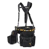 TOUGHBUILT TB-CT-101-5P 5pc Pro Contractor Tool Belt Set Waist Bag Belt Shoulder Strap Power Tool Accessories 6