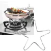 Household Gas Stove Stand Small Pan Support Rack Cooker Stainless Steel Kitchen Supplies 4