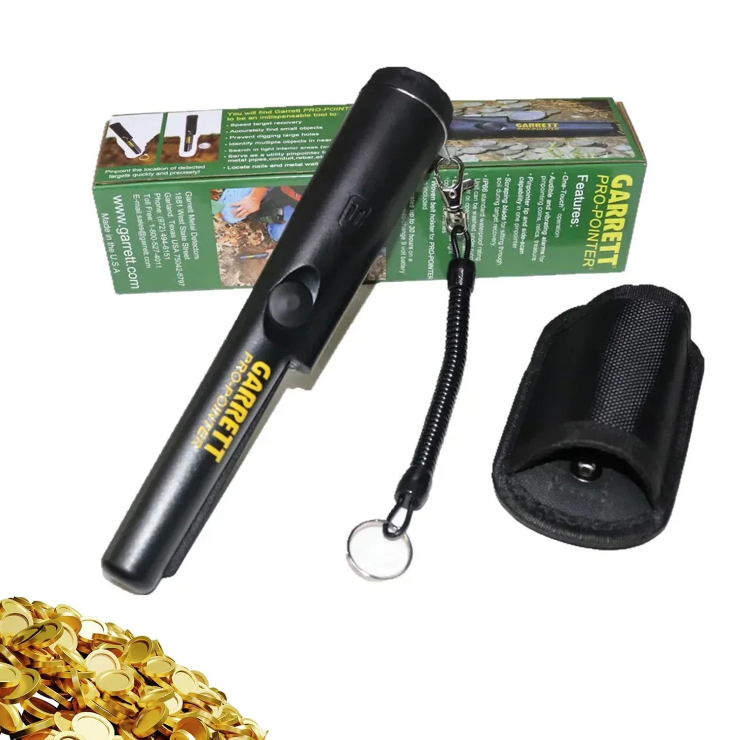 Metal Detector NEW Upgraded High-precision Hand-held Positioning Rod Outdoor Detector Waterproof Underground Treasure Hunter